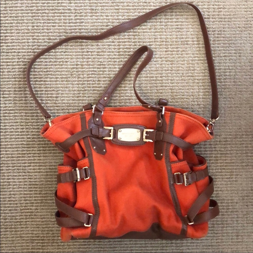 RARE orange Micheal Kors bag🌼🌼🌼